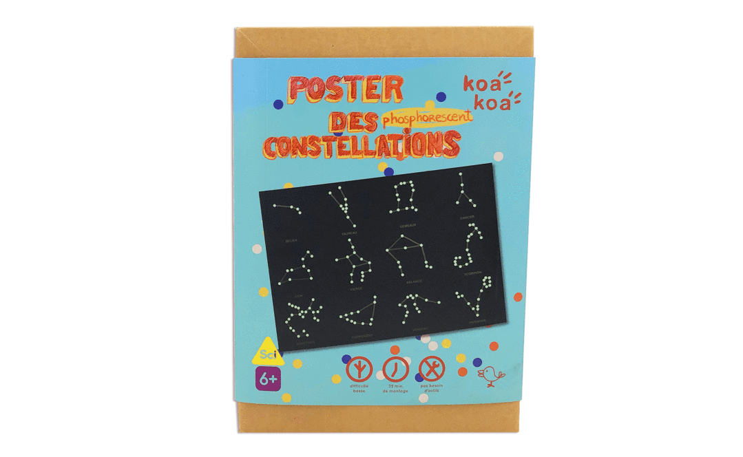 Fluorescent Constellation Poster